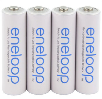 Oude tijden vooroordeel erger maken set van 4 oplaadbare AA batterijen
