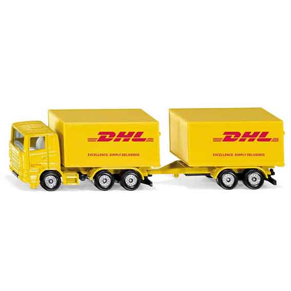Scorch gezond verstand solidariteit DHL vrachtwagen speelgoed model