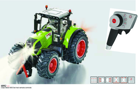 Amazon.com: Siku 6882, Claas Axion 850 Tractor, Radio