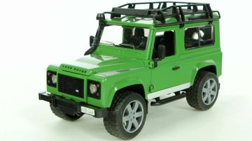 en miniaturen Land Rover