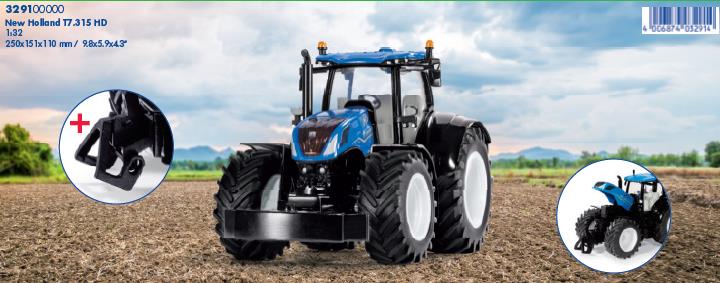 Tracteur new holland t7.315 hd - siku 3291 SIKU3291