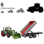 Bruder Fendt Vario met aanhanger Bruder Fendt Vario met aanhanger