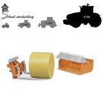 Bruder laadbakje met baal en lepels