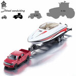 Siku Ford met speedboot