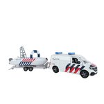 Kids Globe 520419 politiebus met boot
