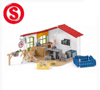 Schleich Dierenartspraktijk met dieren