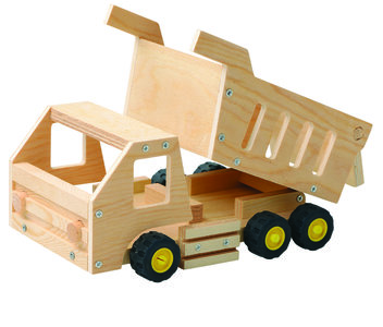 houten vrachtauto