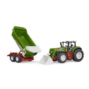 Bruder Roadmax tractor met aanhanger