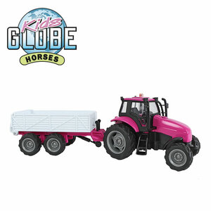 Kids Globe 510791 tractor met aanhange