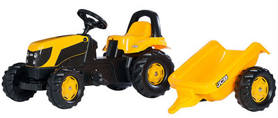 Rolly Toys Rollykid JCB met aanhanger