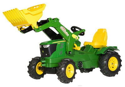 Slapen verdacht patroon Rolly Toys Farmtrac John Deere met lader en luchtbanden