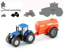 Siku New Holland met Abbey mesttank