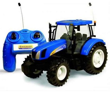 Britains blauwe tractor met afstandbediening