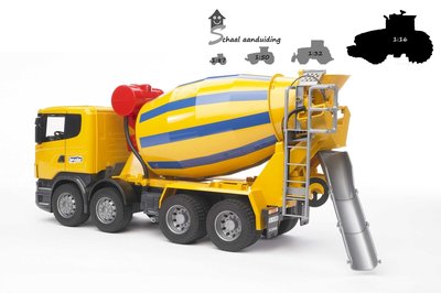 Bruder Scania R-serie vrachtwagen betonmixer