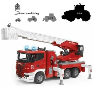 Brandweer Scania R-serie met waterpomp