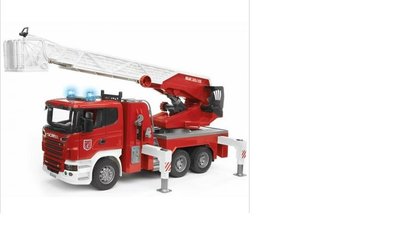 Bruder branweerauto Scania met ladder