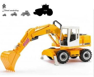 Bruder Liebherr graafmachine