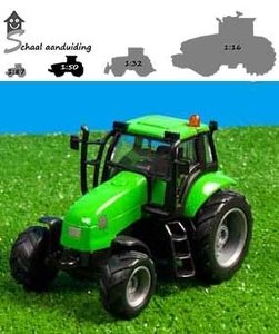 Goedkope speelgoed tractor (1:50) 510654