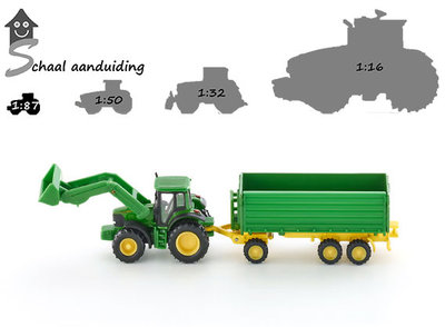 Siku Farmer 1-87 speelgoed zoals tractoren en aanhangers