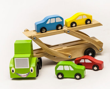 kleine houten auto