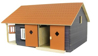 houten paardenstal voor schleich paarden