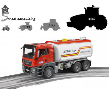 Bruder MAN TGS tanker (schaal 1:16)