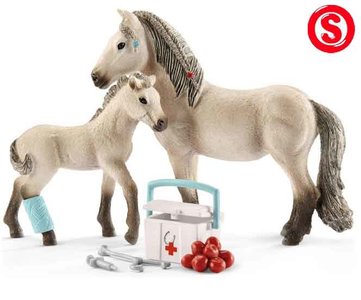 Schleich paard met veulen