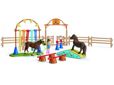 Schleich pony behendigheidstraining