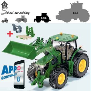 Siku app controled John Deere met voorlader