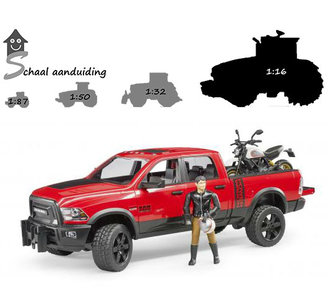 Bruder RAM Power wagon met Ducati motor