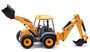 miniatuur JCB graaf laad combinatie