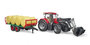 Bruder tractor met balenaanhanger