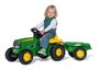 john deere met aanhanger