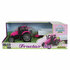 roze speelgoed tractor