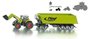 Claas Axion 850 tractor met voorlader, dolly en muldenkipper (schaal 1:50)