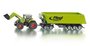 Claas Axion 850 tractor met voorlader, dolly en muldenkipper (schaal 1:50)