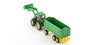 John Deere met aanhanger