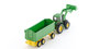 John Deere met voorlader en aanhanger (schaal 1:87)