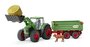 Schleich tractor met aanhanger