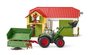 Schleich tractor met kipper aanhanger