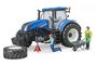 Bruder New Holland met verwisselbare wielen