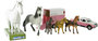 Kids Globe Horses pickup met trailer_