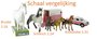 Kids Globe Horses pickup met trailer_