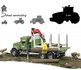 Bruder Mack Granite houttransporttruck met 3 stammen (schaal 1:16)_