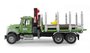 Bruder Mack Granite houttransporttruck met 3 stammen (schaal 1:16)_